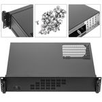 Caja rack 19" IPC Micro-ATX (mATX) y Mini-ITX, 2U 3 x 3.5" fondo 300 mm - CK01700 - 02