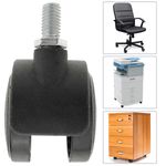 Rueda pivotante de nailon sin freno 40 mm M10 4 pack - KR00400 - 02