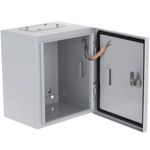 Caja de distribución eléctrica metálica con protección IP54 para fijación a pared 300x250x200mm - DF12000 - 04