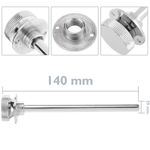 Seguro para persiana de 14 cm en acabado cromado - BS23100 - 02