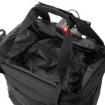 Cesta de bicicleta desmontable para manillar de lona negra impermeable con cremallera - BK08200 - 05