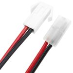 Cable adaptador compatible con Tamiya macho a MiniTamiya macho cruzado de 200mm - TY02500 - 05