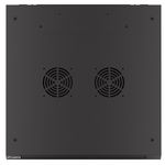 Armario Rack mural 19" 12U F600 600x600x645mm pared desmontado DIY negro Lanberg - WK35200 - 05