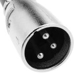 Cable de audio estéreo XLR 3-pin macho a TRS jack 3.5mm macho de 2m - AZ03200 - 02