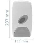 Dispensador de jabón de pared para baño cocina gimnasio oficina - KS02300 - 02