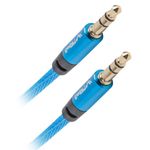 Cable estéreo de 1 m de Lanberg con un conector macho Jack 3.5 mm a conector macho Jack 3.5 mm - VC11100 - 03