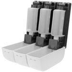 Dispensador de jabón de ducha para pared. 3 x depósito rellenable - KS02200 - 04