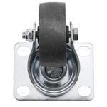 Ruedas pivotantes industriales de metal sin freno 50 mm 4 unidades - QR00800 - 06