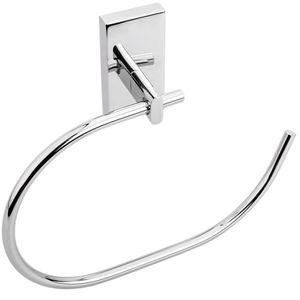 Toallero para pared cromado 200x184x39mm modelo Spool