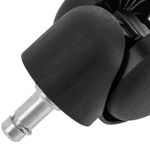 Rueda pivotante de nailon y PVC sin freno 50 mm M10 5 pack - KR02700 - 09
