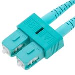 Cable OM3 de fibra óptica SC a SC multimodo duplex 50/125 de 1m - FY03200 - 05
