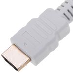 Cable HDMI 2.1 con conector tipo A macho a conector tipo A macho Ultra HD 4K 8K de 1m blanco - HI06200 - 05