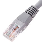 Cable de red ethernet RJ45 LSHF UTP Cat.6 gris 25 cm - HF06100 - 06