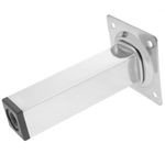 Pies cuadrados para mesa y mueble. Patas en acero cromado de 10cm 4-pack - IO05400 - 06