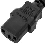 Cable eléctrico IT CEI-23-16 a IEC-60320-C13 de 1.8m negro - CL07100 - 07