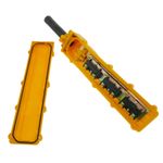 Caja de 2+2+2 pulsadores momentáneos y parada de emergencia de la serie COB - TG07900 - 02