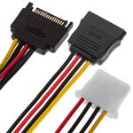 Cable alimentación SATA 15PM a SATA 15PM y MOLEX 4PM de 25cm - DL02700 - 07