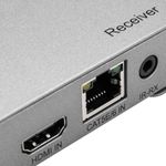 Extensor HDMI 2.0 con infrarrojos prolongador 60m 4k FullHD 1080p a través de cable ethernet Cat.5e Cat.6 - HB06100 - 07