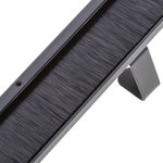 Panel de gestión de cables para armario rack 19" 1U con 5 anillas y cepillo - RR01500 - 09