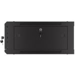 Armario Rack mural 19" 4U F600 600x600x277mm pared desmontado DIY negro Lanberg - WK36200 - 09