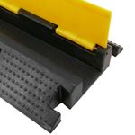 Pasacables de suelo para protección de cables eléctricos de 1 vía 99x26cm negro - BT01000 - 02