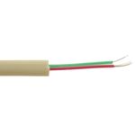Bobina de cable telefónico plano de 2 hilos color beige bobina 100m - RT00000 - 03