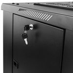Armario rack 19" de pie 22U 600x1000x1160mm puerta perforada MobiRack DIY desmontado negro - WL10300 - 05