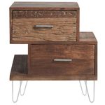Pies para mesa y mueble Patas en cromado 2 varillas 41 cm 4-pack - IN05500 - 07