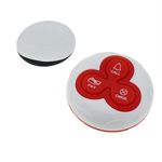 Pulsador emisor transmisor para sistema de llamada inalámbrico redondo 500m 2 teclas - QI03200 - 03