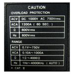 Multímetro digital a pinza AC 1000A modelo YF-8050 - TM00400 - 02