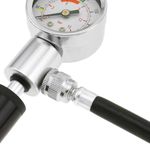 Bomba de aire para inflar amortiguador. Mancha infladora de suspensión para bicicleta con manómetro - BW01300 - 05
