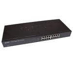 Rack 19" Giga Switch de 10/100/1000 Mbps de 16 UTP - RH07300 - 01