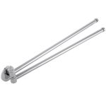 Toallero giratorio cromado doble barra modelo Renne - KS31100 - 01