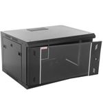 Armario rack mural 19'' 4U 600x300x283 mm de pared SOHORack de RackMatic de color negro RAL 9005 - WM43000 - 01
