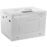 Armario rack mural 19'' 6U 600x450x372 mm de pared SOHORack de RackMatic de color blanco RAL 9035 - WR41200 - 02
