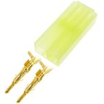 Conector RC TAMIYA MINI #1 de carga y fuente de alimentación Pareja macho y hembra - KM01200 - 03