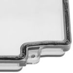 Caja de superficie rectangular transparente IP66 libre de halógenos LSZH 120x170x70mm - AE16500 - 05
