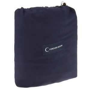 Saco de dormir de viaje 180 x 210 cm microfibra azul