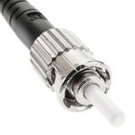 Cable de fibra óptica OM5 multimodo simplex 50µm/125µm ST/PC a ST/PC 100Gb de 10 m - GC01700 - 02