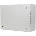 Rack19 mural 4U vertical y 3U horizontal con DIN F200 540x200x400 puerta metálica color blanco Lanberg - WK01700 - 03