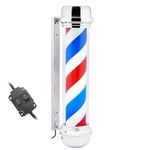 Poste de barbero luminoso y giratorio para peluquerías de 230 x 955 mm - BQ01200 - 01