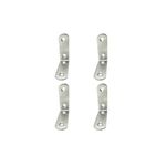 Escuadra de ángulo de acero inoxidable 60x60x19mm pack 4 unidades - BR18700 - 01