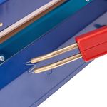 100 unidades grapas soldadura para plástico 0.6mm esquina exterior para pistola caliente reparación piezas de plástico y parachoques - YD12300 - 03