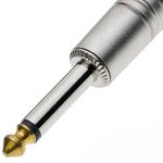 Cable audio micrófono instrumento mono jack 6.3mm macho a hembra de 10m - AX07500 - 06