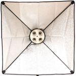 Foco de luz continua con softbox 60x60cm 4xE27 - EE07500 - 01