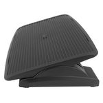 Reposapiés con plataforma ajustable de plástico negro 450 x 350 mm - AG00400 - 02