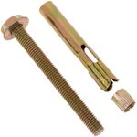 Pack de 4 tacos metálicos de expansión con tornillo 12x85mm con tapón Gris - SE04800 - 02