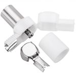 Conector de antena TV acodado hembra plástico - TT01400 - 03