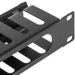 Panel guíacables para armario rack 19" 1U para gestión de cables 80mm - RM03100 - 07