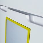 Marco magnético flexible amarillo A5 para letreros con imán - SY09700 - 08